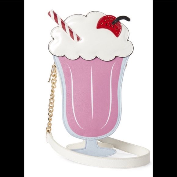 Betsey Johnson Handbags - BETSEY JOHNSON PINK ICE CREAM 🍨 SUNDAE CROSSBODY